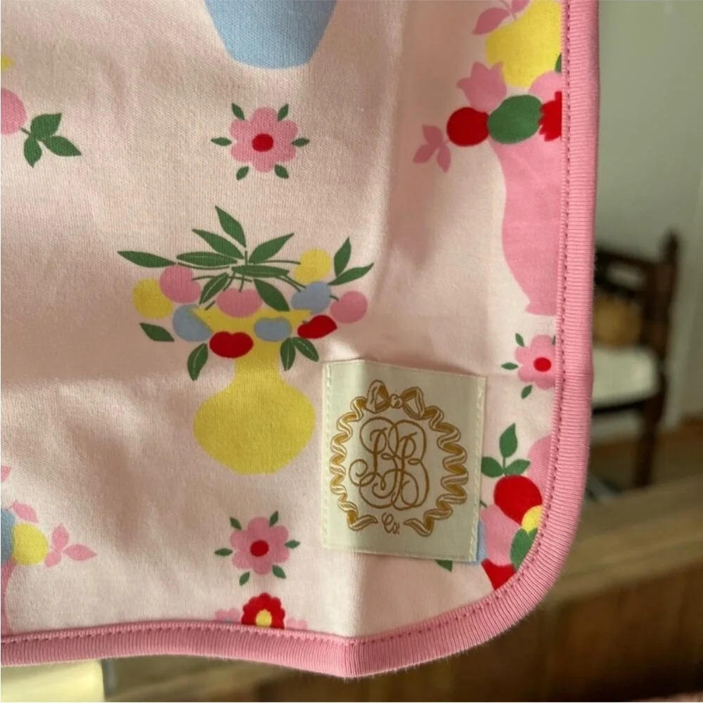 Beaufort Bonnet Company Big Bite Bib Pink and Plentiful/Hamptons Hot Pink RARE